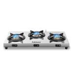 Fabiano 3 Burner Slim Stainless Steel Manual Gas Stove
