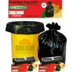 ALXIND Black Jumbo Garbage Bag 145-150 ltr - 60 Pcs