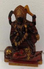 Dattatreya Multicolor Brass Mata Maha Kali Maa Idol