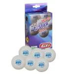 GKI G-Star 2 Star ABS Plastic Environmental friendly Table Tennis Ball (Pack Of 12)