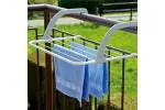 RK BROTHERS GROUP Folding Drying Rack for Clothes Balcony Laundry Hanger for Small Clothes Drying Hanger Metal Clothes Drying Stand (Multicolor)