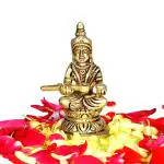 Aalayam Selveer Handmade Brass Annapoorani Statue (40 x 50 mm)