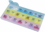 INKULTURE Pill Medicine Organizer Reminder Storage Box 21 Days or 3 Weeks | Plastic | Pack of 1