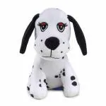 Webby Soft Animal White Dalmatian Dog Plush Toy 20 cm x 10 cm