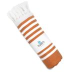 Suam Orange, Pink Solid Cotton Suntails Lightweight Bath Towel, Standard