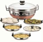BOXHUM Stainless Steel Microwave Idli Maker, 5 Plates