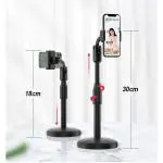 BOPUD Multi-Functional Broadcast & Microphone Stand Mobile Holder Portable to Attend Online Classes, Watch Movies Shooting Videos for All Smartphones Mobile Phone Stand