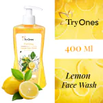 Tryones Purifying Lemon- Natural Glowing With Pollution Free Face Wash (400 ml).