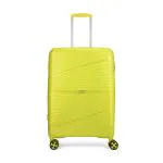 Skybags Skylite Check-in Trolley Bag, 66cm | Medium | Hardsided Luggage | Smooth 8-Wheel Suitcase | TSA Lock | Premium Push Button Trolley | Suitcase for travel | 5-Year International Warranty (Yellow)