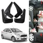 Oshotto Mud Flap (O.E.M Type) Compatible with Ford Old FIGO 2010,2011,2012,2013,2014,2015 (T-I) (Set of 4)