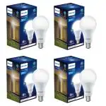 Philips 22-Watt Led Bulb |Acebright High Wattage Led Bulb|Base: B22 Light Bulb For Home | Crystal White, Pack Of 4