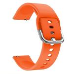 JOBINKA (Metal Lock 19mm Strap Orange) Soft Silicon Metal Lock 19MM Watch Strap Band Compatible for Noise Colorfit Pro 2/oxy, Noise Colorfit Pluse / Boat Storm Smart Watch Strap 19mm Silicone Watch Strap (Orange)