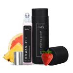 EM5 Bombshell Perfume Roll On for Women Alcohol Free Concentrated Oil Coffee White Floral, 10 ml