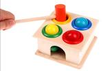 ShopiMoz Wooden Hammer Knock The Ball Toy for Kids
