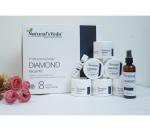 NATURAL'SVEDA Daimond Facial Kit for Glowing Skin - 7-Step Skincare Treatment with Natural Ingredients, Cleansing, Exfoliating, Hydrating & Brightening - Suitable for All Skin Types
