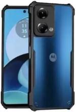 MOZETTE Back Cover for MOTOROLA G84 5G, Moto G84 (Transparent, Camera Bump Protector, Pack of 1)