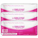 Smilepad Maternity Sanitary Pads After Delivery with Adjustable Belt | Combo Pack of 3 (30 pregnancy pads) | Quick Dryness up to 250ml with 3 Layers Protection | Long Last up to 10 Hours