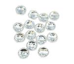 Craftlove Silver Stone Sew On Glue Rhinestone Embroidery Art And Craft Jewelry Making Crystal Embellishments (Pack Of 50)