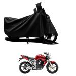 KEDIT New Yamaha FZ16 Water Resistant - UV Protection, & Dust Proof Sun Protection Full Bike - Scooty Two Wheeler Body Cover for Yamaha FZ16 (Black Colour)