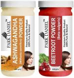 Park Daniel Premium Ashwagandha Powder And Beetroot Powder, 100 G Each (Combo Of 2) |Hair Care|Dandruff Control hair Powder|Healthy Strong Hair Mask
