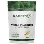 NAKPRO Vegan Soy Protein Isolate 90% | Raw, Pure, Natural & Vegetarian Plant Protein Supplement Powder (Vanilla, 1 Kg)