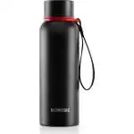 BOROSIL Hydra Trek Stainless Steel Vacuum Insulated Flask Water Bottle, 700 ML, Black 700 ml Bottle (Pack of 1, Black, Steel)