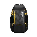 Safari Quest Overnighters Travel Rucksack with Laptop Compartment and Inner PVC Pocket, Compression Strap, Padded Back & Shoulders, 45L, Black