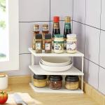 Kitchen Corner Shelf Triangle Shelf White 1pc.