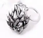 Giftingazebo Dragon Ball-Goku Silver Keychain | KeyHolder for Boys & Girls/Cars/Bikes Key Chain