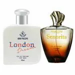 John Phillips LONDON DREAMS-SENORITA | Long Lasting | Combo Eau de Parfum (100+100 ml )