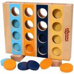 Toyshine Wooden Color Sorting Circle Matching Toys, Educational Wooden Toys