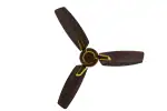 USHA Lambda Plus 5 Star 1200 mm 3 Blade Ceiling Fan (Terra Brown, Pack of 1)