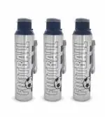 Dhara Stainless Steel Breeze 900 Singal Wall Sports Water Bottle Set of 3 Pcs 850ml Each Blue | Leak Proof | Easy to Carry | Steel Sipper Water Bottle For Fridge, Sports, School, Kids, Gym, Trekking And Travelling