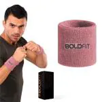 BOLDFIT Wrist Band For Men & Women, Use in Gym, Sports & Badminton Wrist Support