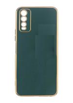 Star Craftune Back Cover for VIVO Y 20G, VIVO 20i, VIVO Y20, VIVO Y12s, 6D Liquid TPU Silicone Shockproof Flexible with Camera Protection Soft Back Cover Case- Green