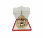 Shinde Exports Golden Shirdi Sai Baba Charan Paduka Gift Box For Puja