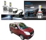 Feelitson White Car C6 H4 Compact Design 36W/3800Lm Led Headlight For Maruti Suzuki Wagonr Type-3 (Pack Of 2)