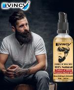 Livincy PLATINUM Beard and Mooch Growth oil for Specially Men and boys(Gift you face with a great beard)(MAKE NEW STYLE OF BEARD) Non-Sticky | Pleasant Fragrance | Provides Shine to Beard Hair Oil (50 ml)