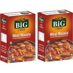 BIG CHEF Meat Masala, Indian Spices, Healthy & Delicious Meat Curry Masala, Authentic Meat Masala, Seasoning, Spice Blend, Spicy Masala, Meat Masala Powder, Mutton Masala-100gm Pack of 2