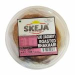 Skeja Roasted Gud Jaggery Bhakhari , Roasted Bhakhri , Gud Bhakri 170 gram |No Palm Oil Snack|Pack of 4