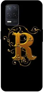 Zepboom Realme 8S 5G, Rmx3381 Multicolor Plastic R Alphabet Printed Dual Protection Back Cover