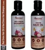 ANISWA Onion Shampoo & Hair Oil Combo (100 ml)
