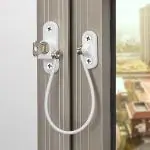 Hasthip Child Safety Window Lock Chain Door Latch With Key Limiter Home Security
