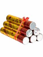 ZARROC Party Poppers for Anniversary, Party , Birthday ,Wedding Anniversary air Sparkle/Sparkle - set of 6