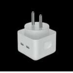 mPix 35W Dual Port att Superfast Adapter Compatible With 14/ 14 Plus/ 14 Pro/ 14 Pro Max Series -C type Port Adapter And 1M Long cable| white