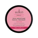 Sukin Australian Natural Rosehip Rich Moisture Facial Masque 100ml | Deep Hydration & Nourishing Mask | Natural Skincare with Rosehip & Organic Ingredients | Paraben-Free & Sulfate-Free | 100Ml