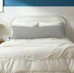 THE WOOD WHITE Soft Microfiber Hug Pillow for Sleeping 18 x 54 inch, Full Body Pillow, Long Pillow for Bed, Pregnancy Pillow for Sleeping, Large Pillow. Silver