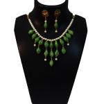 JAYA VISION ENTERPRISES Lanpwork Glass Beads Choker Necklace