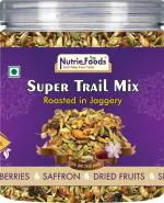 Nutriefoods Super Trail Dryfruit Mix | Roasted in Jaggery | Added Saffron - Blend of Dryfruits, Seeds & Nuts