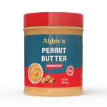 Abbie's Peanut Butter Crunchy 510 g Pack of 1 with 26g Protein Per 100g Serving